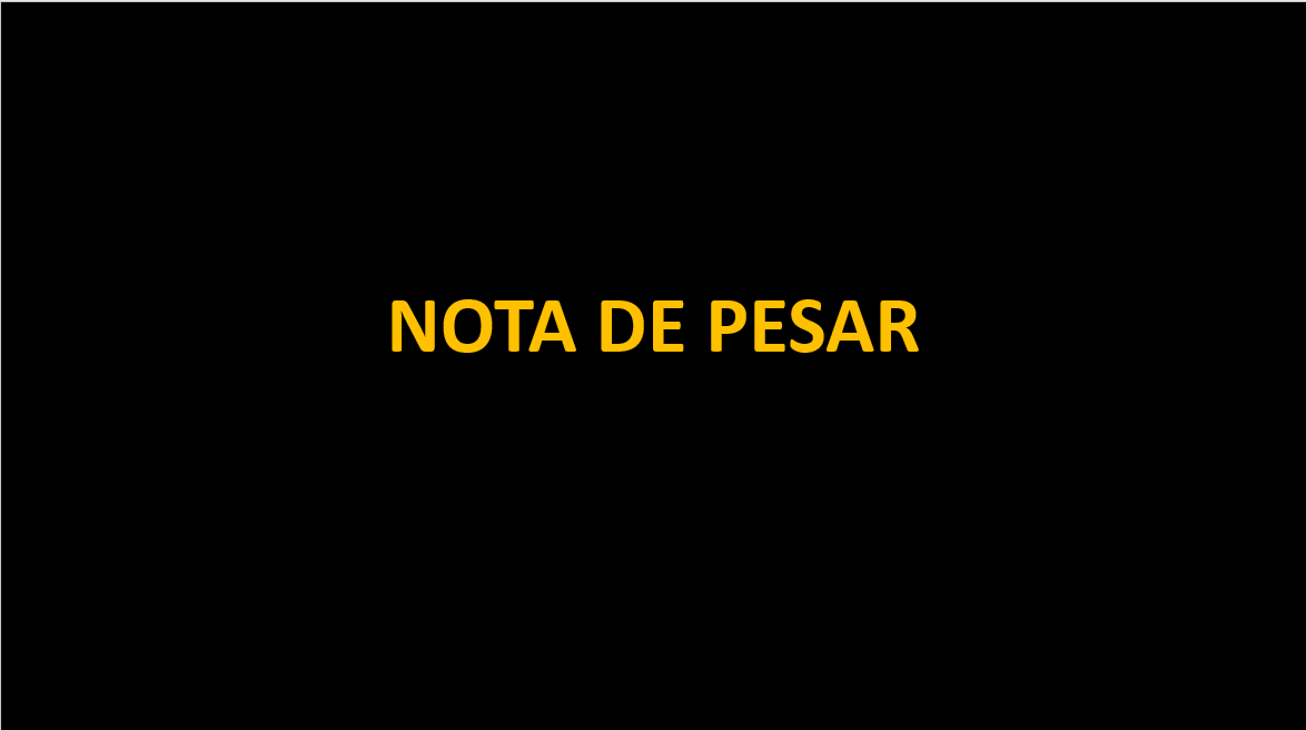 nota de pesar