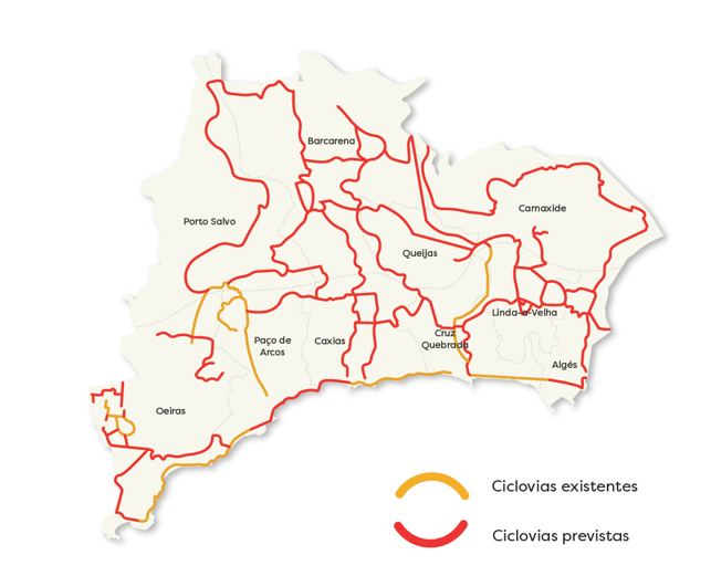 rede de ciclovias de oeiras