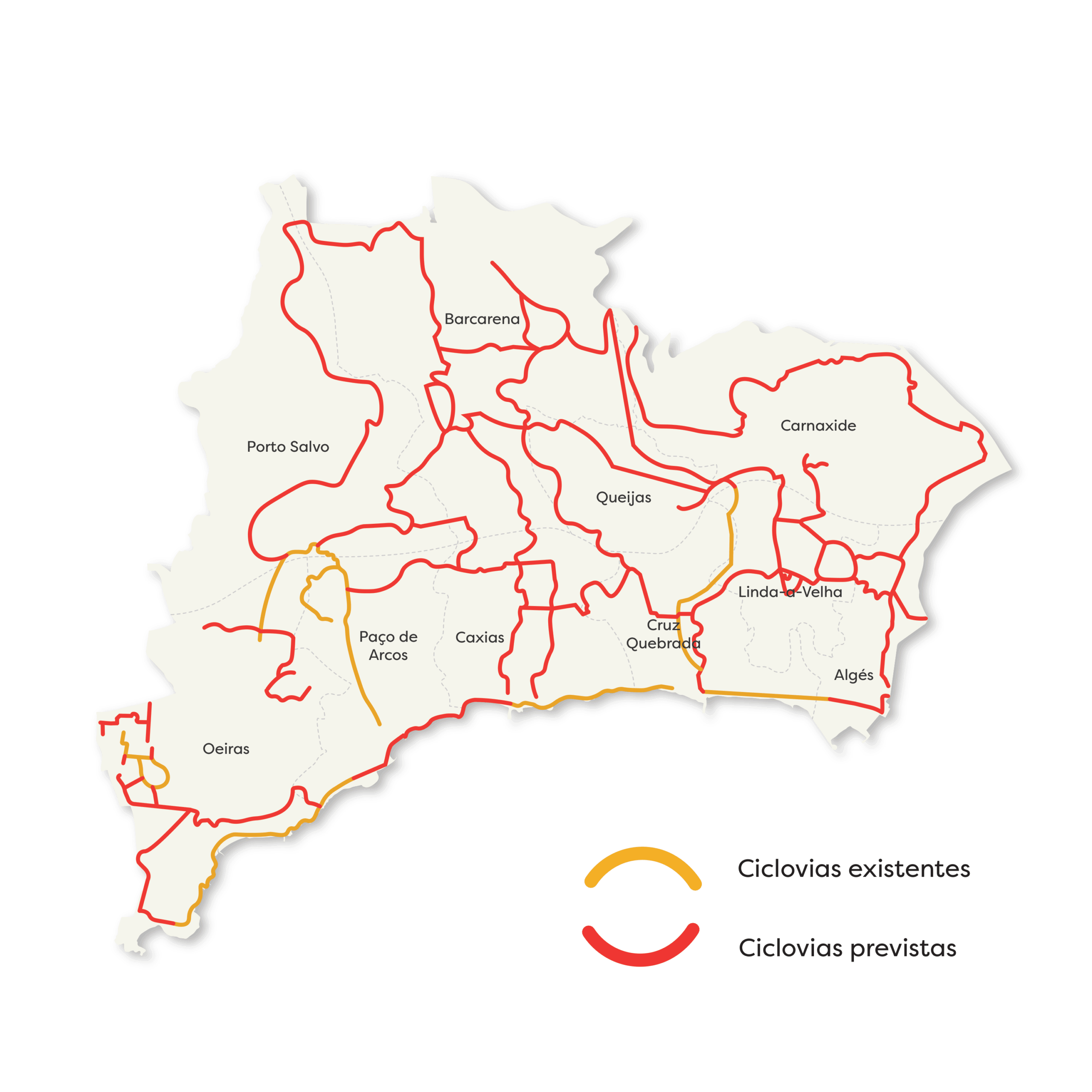 Mapa ciclovias