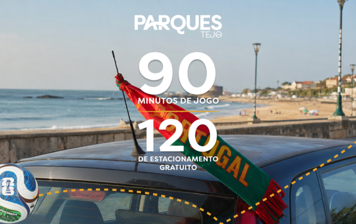 90 minutos de jogo, 120 de estacionamento gratuito