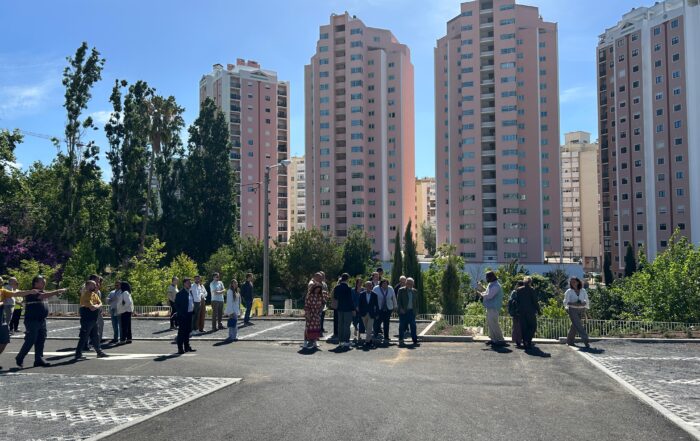 inauguração estacionamento romeiras